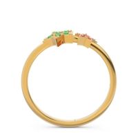 Petite Modern Pave Milati Ring