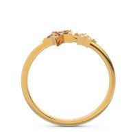 Petite Modern Pave Milati Ring