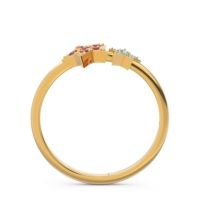 Petite Modern Pave Milati Ring