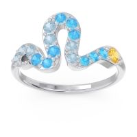 Modern Pave Nada Ring