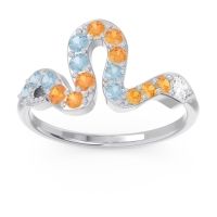 Modern Pave Nada Ring