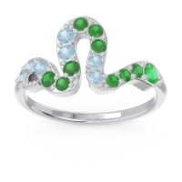 Modern Pave Nada Ring