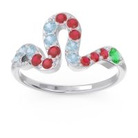 Modern Pave Nada Ring