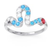 Modern Pave Nada Ring