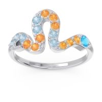 Modern Pave Nada Ring