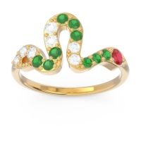 Modern Pave Nada Ring