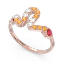 Modern Pave Nada Ring