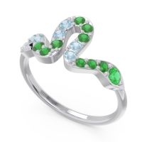 Modern Pave Nada Ring