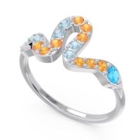 Modern Pave Nada Ring