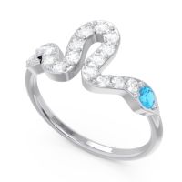 Modern Pave Nada Ring