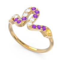 Modern Pave Nada Ring