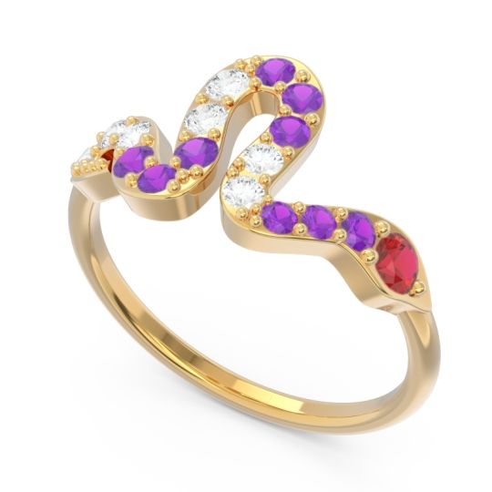 Modern Pave Nada Ring