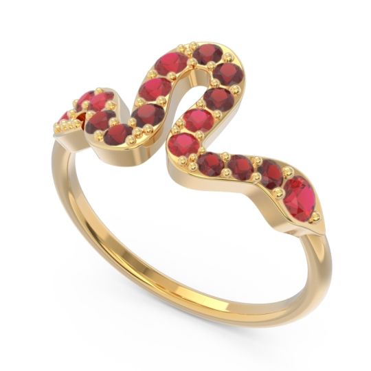 Modern Pave Nada Ring