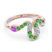 Modern Pave Nada Ring