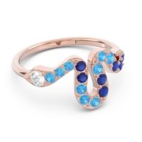 Modern Pave Nada Ring