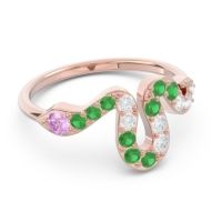 Modern Pave Nada Ring