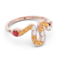 Modern Pave Nada Ring