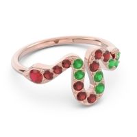 Modern Pave Nada Ring