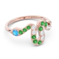 Modern Pave Nada Ring