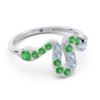 Modern Pave Nada Ring