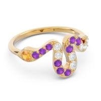 Modern Pave Nada Ring