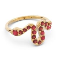 Modern Pave Nada Ring