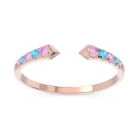 Petite Modern Open Grasa Ring