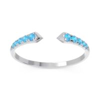 Petite Modern Open Grasa Ring