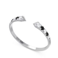 Petite Modern Open Grasa Ring