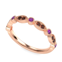 Antique Half-Eternity Prong Set Purana Band