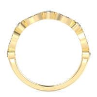 Antique Half-Eternity Prong Set Purana Band