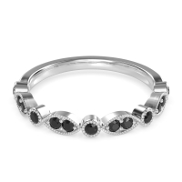 Antique Half-Eternity Prong Set Purana Band