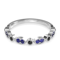 Antique Half-Eternity Prong Set Purana Band