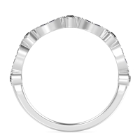 Antique Half-Eternity Prong Set Purana Band