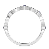 Antique Half-Eternity Prong Set Purana Band