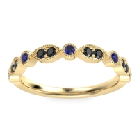 Antique Half-Eternity Prong Set Purana Band