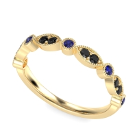 Antique Half-Eternity Prong Set Purana Band