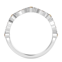 Antique Half-Eternity Prong Set Purana Band