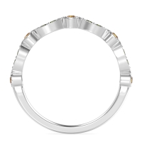 Antique Half-Eternity Prong Set Purana Band