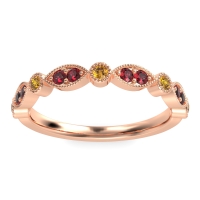 Antique Half-Eternity Prong Set Purana Band