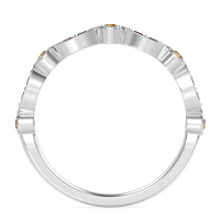 Antique Half-Eternity Prong Set Purana Band