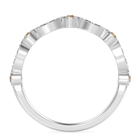 Antique Half-Eternity Prong Set Purana Band