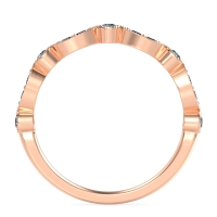 Antique Half-Eternity Prong Set Purana Band