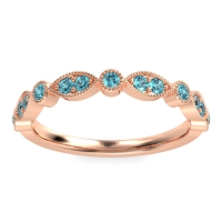 Antique Half-Eternity Prong Set Purana Band