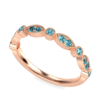 Antique Half-Eternity Prong Set Purana Band