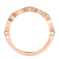 Antique Half-Eternity Prong Set Purana Band