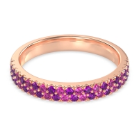 Classic Two Row Prong Set Yugala Band