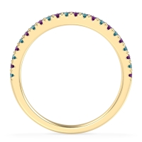 Classic Two Row Prong Set Yugala Band