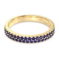 Classic Two Row Prong Set Yugala Band