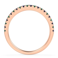 Classic Two Row Prong Set Yugala Band